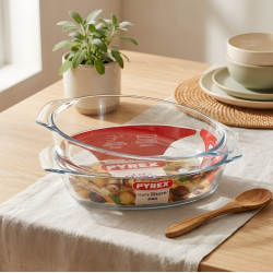 Pyrex Oval Glass Baking Dish Set 2 Pcs